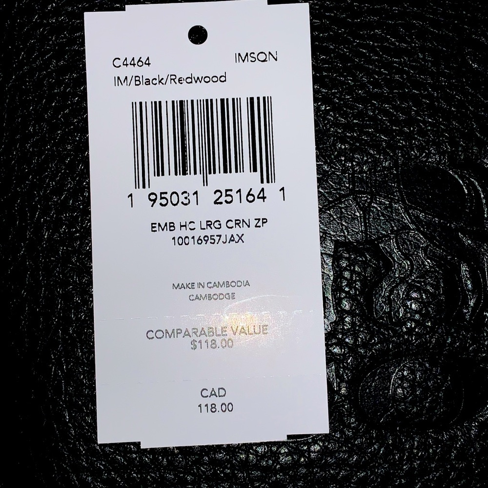 Coach Signature Monogram Lg Court & Bordeaux NO WRISTLET NO BELT! BACKPACK ONLY! - Picture 7 of 16
